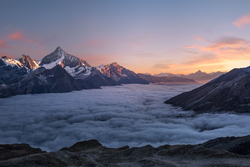 Himalayan mountain panorama