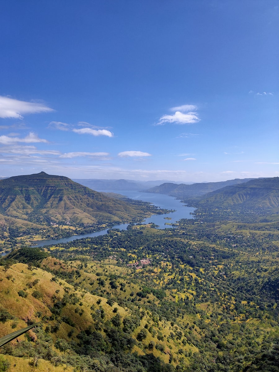 Misty hills of Mahabaleshwar in the western Sahyadris