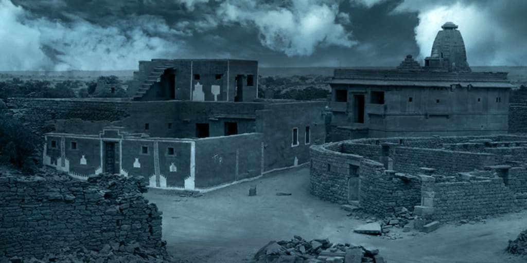 The abandoned stone houses of Kuldhara